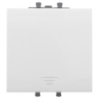 4400152 - ДКС Кнопка одноклавишная модульная, "Avanti", "Белое облако", 2 модуля