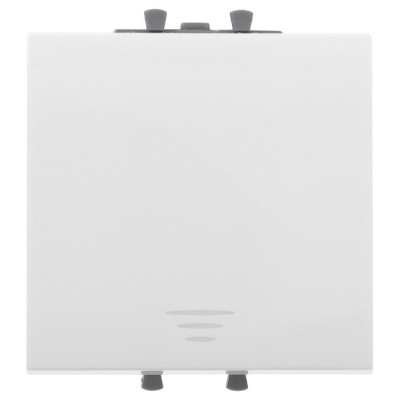 4400152 - ДКС Кнопка одноклавишная модульная, "Avanti", "Белое облако", 2 модуля