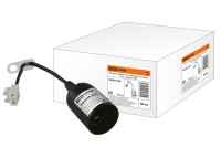 Патрон подвесной с клеммной колодкой, Е27, черный, TDM Electric, SQ0335-0021