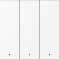 Donel A07 глянцевый белый клавиша 3-я с подсветкой, серия DB, DE28303