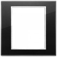 Vimar Накладка Eikon Evo на 8 модулей, черный бриллиант, 21668.76