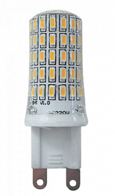 PLED-G9  7w  4000K 400Lm 175-240V (пластик d16*50мм) Jazzway, 1039095B