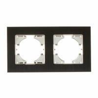 С1120-036 GUSI UGRA РАМКА 2-местная, алюминий, цвет коричневый., С1120-036