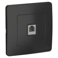 BLANCA С/У РОЗЕТКА телефонная RJ11, АНТРАЦИТ