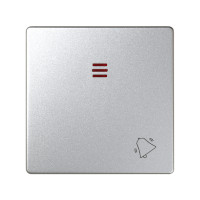 Simon S82Detail Клавиша 1-ная с пиктограммой "звонок" для 75160-39, алюминий, 82015-93