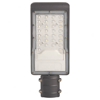 Уличный светодиодный светильник 30W 6400K  AC230V/ 50Hz цвет серый (IP65), SP3031, Feron 32576