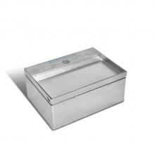 Металлический Люк в пол для розеток, на 3 модуля, Нержавеющая сталь