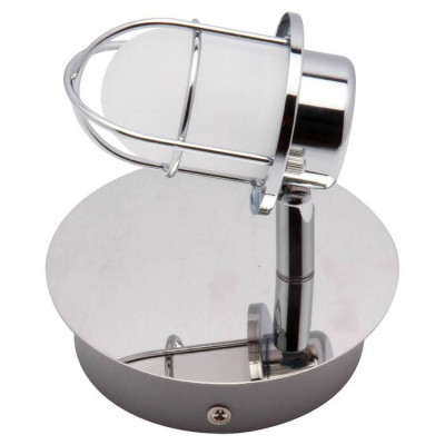 LUSSOLE WHITE PLAINS Спот, цвет основания - хром, плафон - акрил (цвет - белый), 1x5W LED, LSP-9926