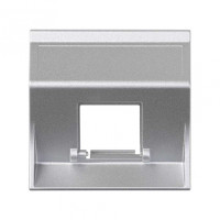 Simon Cima 500 Алюминий Адаптер для 1 шт RJ-45 CJ545.., CJ645.., CJ6A45F + MD67, наклон, 50х50мм,, 50000181-033