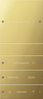 2134608 Gira Комплект клавиш, 4 шт. ( 1+3) ГРАВИРОВКА