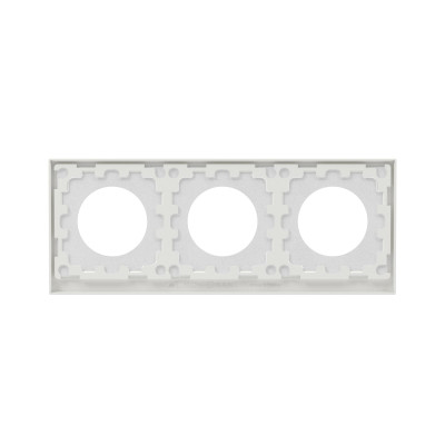 DKC KANT Рамка 3 поста IP44, белый песок, 7010946
