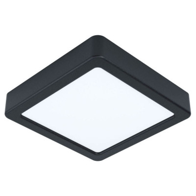 99243 Светодиод. накладной светильник FUEVA 5, 10,5W (LED), 160х160, H28, 1200lm, 3000K, сталь, черн