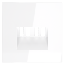 Накладка для розетки акустической 4-местной , S70 (белый глянцевый), VLS001501 Накладка для розетки акустической 4-местной , S70 (белый глянцевый), VLS001501