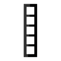 Рамка 5-кратная; чёрная, LSD985SW