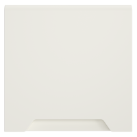 Накладка для розетки с заземлением, защитными шторками и крышкой, S70 (хлопок), VLS000813