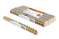 Шина "N" нулевая 6х9мм 20/2 (20 групп/крепеж по краям) TDM Electric инд. стикер TDM Electric, SQ0801-0163