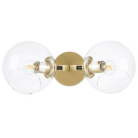 Lightstar 785623 (SB1374-2) Бра BETA 2x40W E27 ЗОЛОТО/ЧЕРНЫЙ (в комплекте)