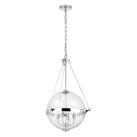 Lightstar 816044 (MD20102-4A) Люстра MODENA 4х40W E14 ХРОМ/ПРОЗРАЧНЫЙ (в комплекте)