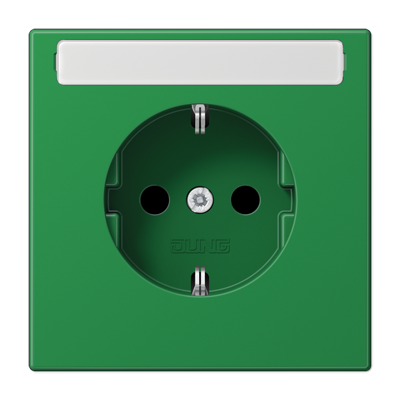SCHUKO розетка с полем для надписи 9x58 мм, LS1520BFKINAGN