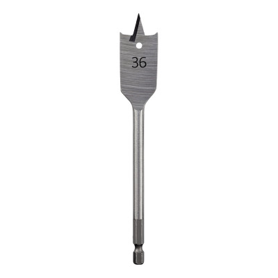 Сверло перовое по дереву 36х152 мм (шестигранный хвостовик) Kranz, KR-91-0675