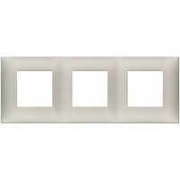 Vimar Накладка на 6 модулей (2+2+2), никель матовый, 09666.22