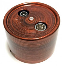 Bironi Розетка R/TV-SAT проходная, пластик, цвет Медный Век, B1-304-16