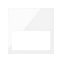 Simon 10001610-130 Рамка «минимум» на 1 пост цвета белый глянец S100