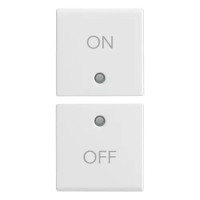 Vimar Две клавиши 1М для автоматизации, ON/OFF, белые, 14751.1 Vimar Две клавиши 1М для автоматизации, ON/OFF, белые, 14751.1