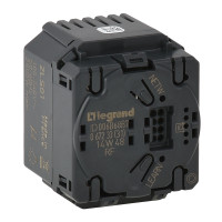 Legrand Выключатель-приемник - радио - с нейтралью - 1 канал - 2500 Вт, 067233 Legrand Выключатель-приемник - радио - с нейтралью - 1 канал - 2500 Вт, 067233
