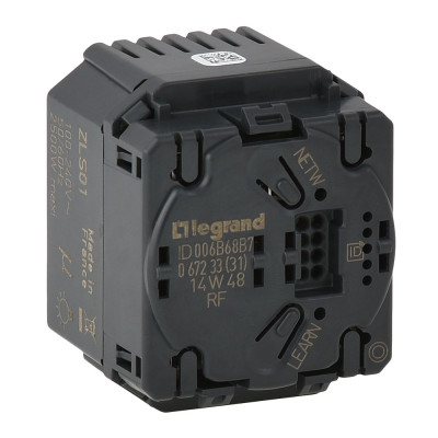 Legrand Выключатель-приемник - радио - с нейтралью - 1 канал - 2500 Вт, 067233