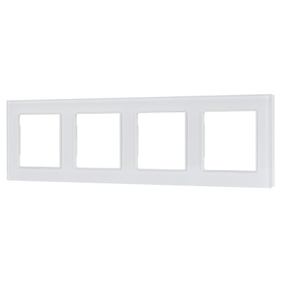 043802 - Рамка стеклянная FRM-GLARE-GS-4-WH (Arlight, -)