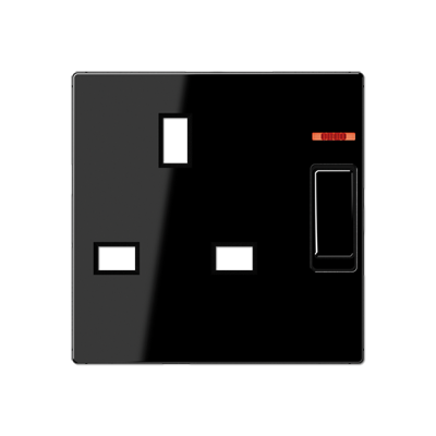 розетка British standart, c выключателем, защита от детей, A3171KOSW