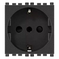 Vimar Розетка 2P+T 16A P30, серая, 19209