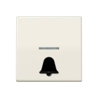 Клавиша для выключателя с символом "звонок"; слоновая кость, AS591K1KO5