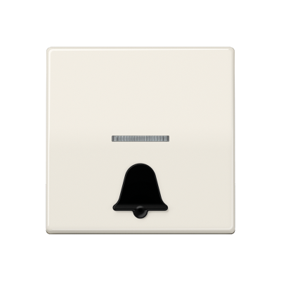 Клавиша для выключателя с символом "звонок"; слоновая кость, AS591K1KO5