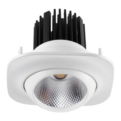 Novotech 357697 SPOT NT18 268 белый Встраиваемый светильник IP20 LED 3000K 15W 160-265V DRUM