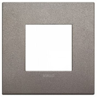 Vimar Накладка CLASSIC на 2 модуля титан матовый, 19642.04