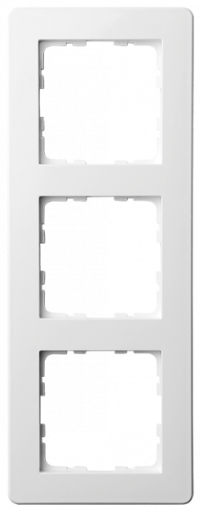 Рамка G-Flex 3-постовая, цвет белый глянцевый, G1103W, Jasmart Electric Рамка G-Flex 3-постовая, цвет белый глянцевый, G1103W, Jasmart Electric