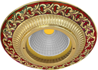 FD1004ROEN Fede Светильник встраиваемый SMALTO ITALIANO, Ruby Red