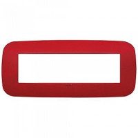 19687.85 - Vimar Накладка ROUND на 7 модулей красная