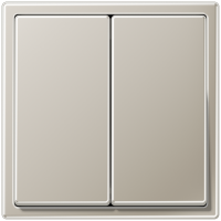 Jung Выключатель 2-клавишный, серия LS 990 Jung Выключатель 2-клавишный, серия LS 990