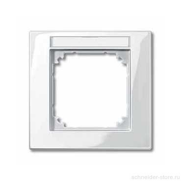 M-Plan Рамка 1-ная с полем для надписи, полярно-бел.