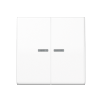 Двойная клавиша с окошками для балансирных механизмов выключателей (кнопок), в комплекте с AS90-5HP (крепежный элемент), возможно IP44; дюропласт; белый; AS500, AS591-5KO5WW Двойная клавиша с окошками для балансирных механизмов выключателей (кнопок), в комплекте с AS90-5HP (крепежный элемент), возможно IP44; дюропласт; белый; AS500, AS591-5KO5WW