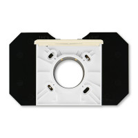 5530H-C67107 17 - Розетка ABB Levit для централизованных систем пылеудаления слоновая кость / белый - 2CHH506717C4017