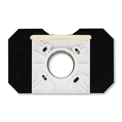 5530H-C67107 17 - Розетка ABB Levit для централизованных систем пылеудаления слоновая кость / белый - 2CHH506717C4017