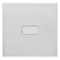 Vimar Клавиша для осевых устройств на  2 модуля персонализируемая, серебро матовое, 20132.0.N