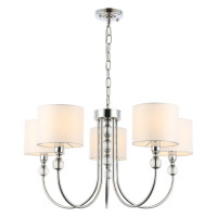 Evoluce SLE111103-05 Светильник подвесной Хром/Белый E14 5*40W