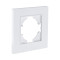 Рамка 1-постовая, белый Kollinger Eleganz Plex EP1WH