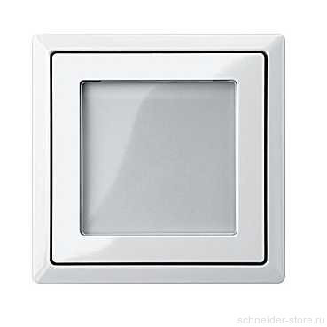 SD Накладка с окошком и полем для надписи для мех-зма диодн. сигн. лампы арт.№SCMTN5870хх, бел.