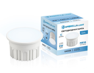 Светодиодный модуль MR16 9Вт 6400K 100°, AMBRELLA LIGHT, 212003